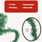 4E's Novelty 50 FT Christmas Garland – Artificial Greenery Pine Garland for Mantle, Fireplace, Stairs, Railing, Door, Indoor Outdoor Christmas Decorations, Flexible Non-Lit Evergreen Garland